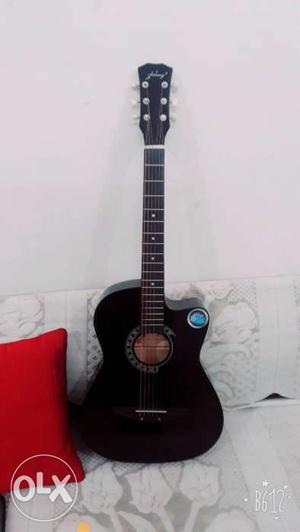 Cutaway Black Acoustic Guitar
