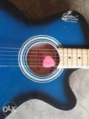Cutaway Blue Burst Signature Acoustic Guitar