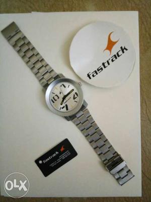 Fastrack stainless steel mens watch in very god condition