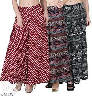 Full length crepe palazzos combo offer