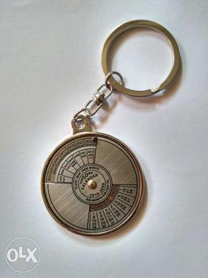 Keychain with calender of 50 years