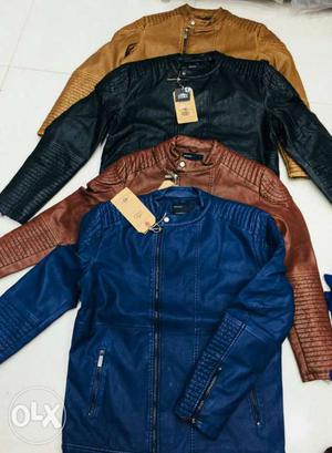 Mens leather jackets.