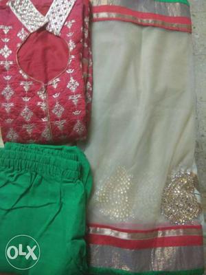 New dress(untouched) with tag red kurta with
