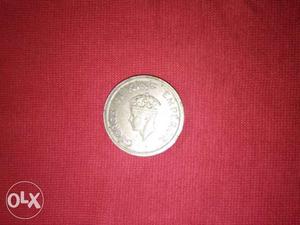 Old coin of  George vi king emperor one rupee