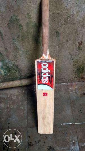 Red And Brown Adidas Cricket Bat