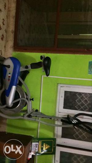 Stationery gym cycle. two years old. sparingly