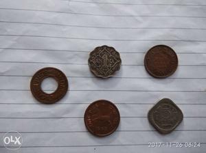 Very old indian coins