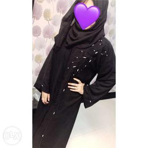 Women's Black Abaya And Hijab