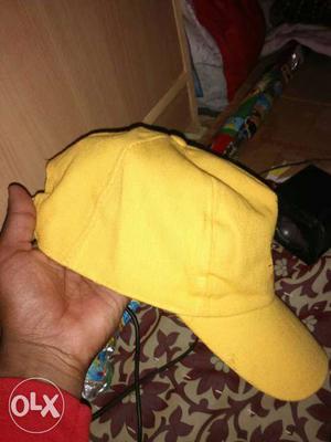 Yellow And Black Cap