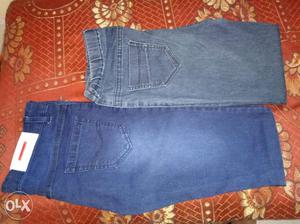 2 new ladies jeans in good condition only 