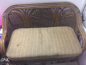 3+1+1 seater cane sofa set in superb condition