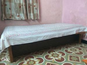 3*6 wooden bed with full storage