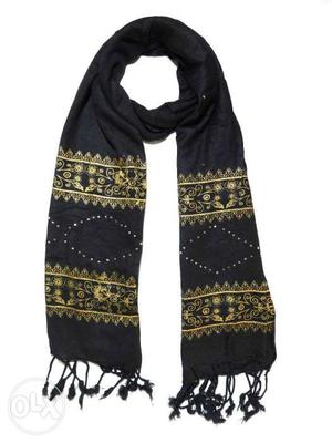 Black And Brown Scarf