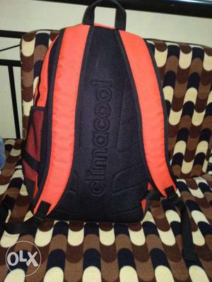 Black And Red Climacool Backpack