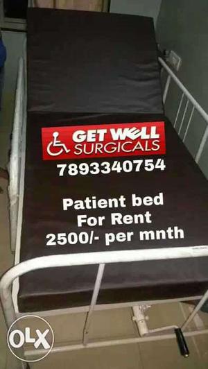Black Hospital Bed