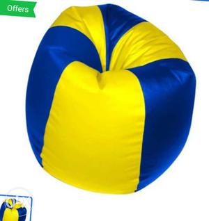 Blue And Yellow Bean Bag
