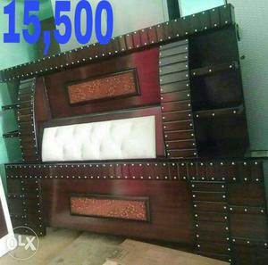 Brown Wooden bed