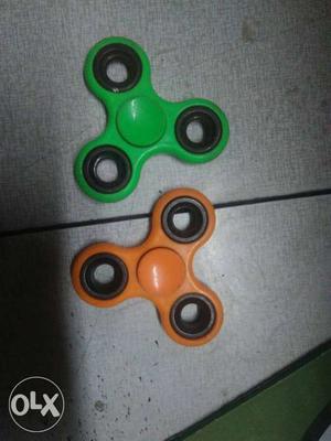 Green And Yellow Fidget Spinners