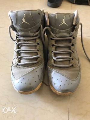 Jordan original shoes, Grey colour, hardly worn