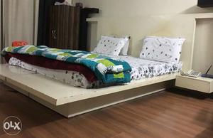 King size double bed with mattress available for