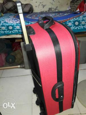 Negotiable slightly new trolley bag rs  only