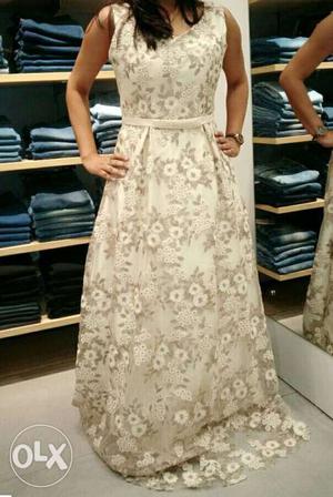New beautiful dress with zari and embroidery work