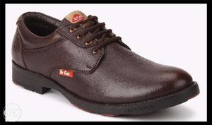 New brown and black lee cooper shoe at Rs.