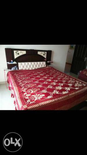 New designer Wooden Bed with internal and back