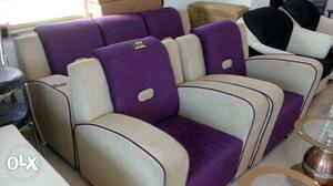New stylish sofa set 5 seater.