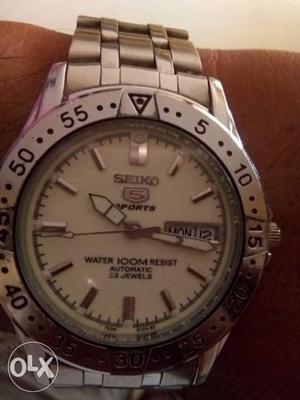 Original Seiko automatic Watch With Link Bracelet