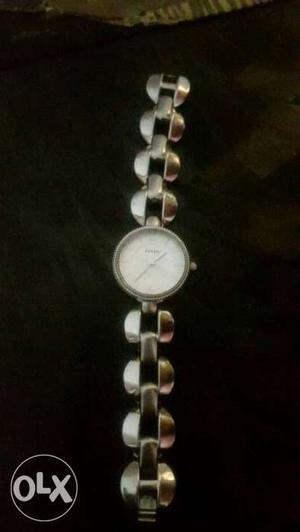 Original fossil watch for woman...in good condition