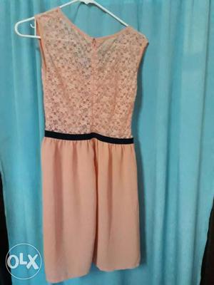 Peach colour frock.. used only once..