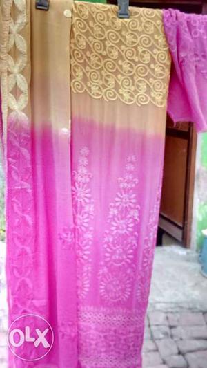 Pink And Brow Ncurtain