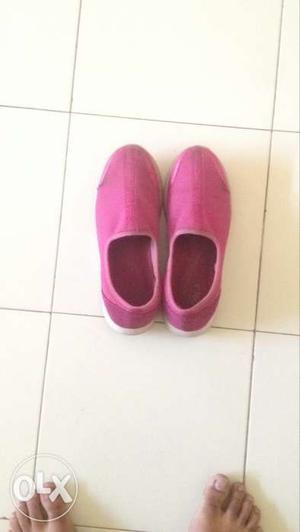 Pink Slip-on Shoes