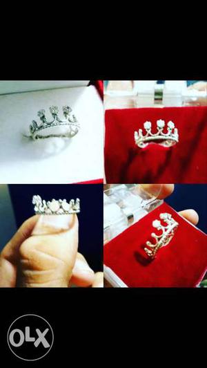 Pure Crown Silver ring. We make fresh rings on