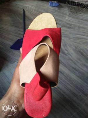 Red And Brown Pumps