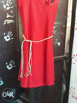 Short red dress. used only once.. price is