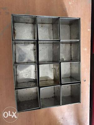 Stainless Steel Cube Shelf