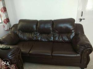 Synthetic leather sofa set for sell