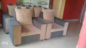This is in good condition sofa set 1 three seater