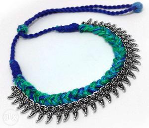 Trendy oxidized Jaipur style necklace