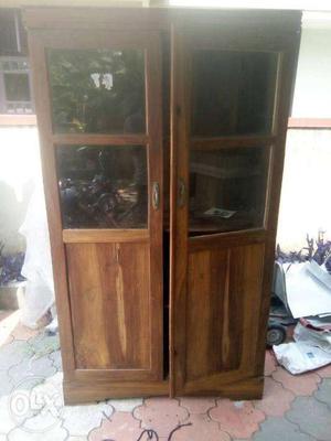 Vintage wooden showcase wardrobe in excellent condtion