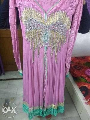 Women's Pink Suit and Green one piece dress