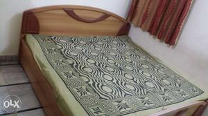 Wooden bed 6 x 6 ft. No mattress only bed for