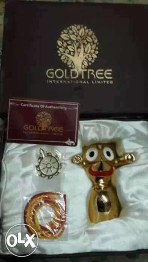 24K Gold Coated Jaganath Brand New Idol