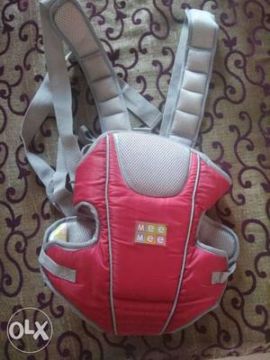 Baby's Black And Red Breathable Carrier