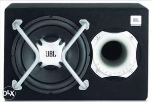 Black And Gray JBL amb + Subwoofer Speaker