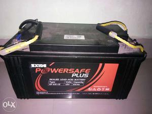 Black And Red Exide Powersafe Plus Car Battery
