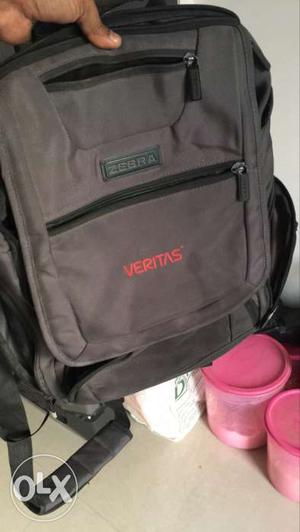 Black And Red Veritas Backpack