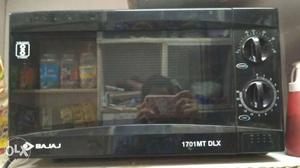 Black Bajaj Microwave Oven
